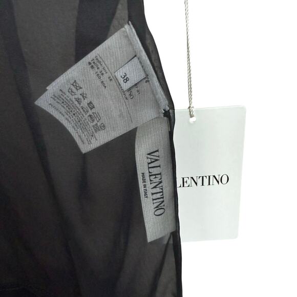 New VALENTINO Garavani Sheer 100% Silk Tank Top - Picture 10 of 10